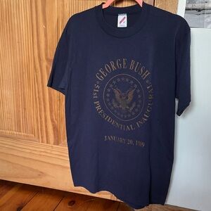 Vintage George bush 1989 inaugural t shirt